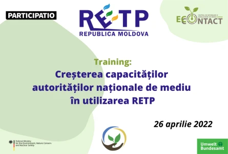 Creșterea capacității autorităților naționale de mediu din Republica Moldova în implementarea sistemului RETP