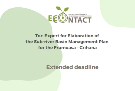 Extended: Expert for Elaboration of the Sub-river Basin Management Plan for the Frumoasa – Crihana