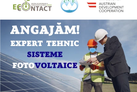 Concurs - Expert Tehnic pentru supravegherea lucrărilor de instalare a sistemelor de panouri fotovoltaice