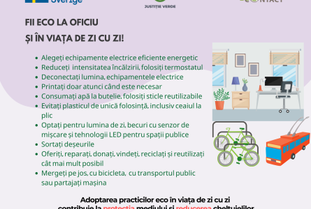 Fii eco la oficiu și în viața de zi cu zi!