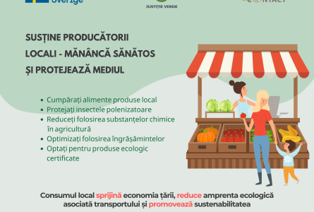 Susține producătorii locali - mănâncă sănătos și protejează mediul