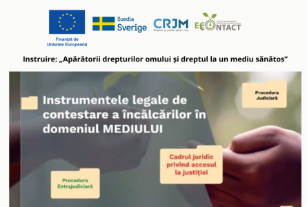 Circa 20 de parajuriști și reprezentanți ai ONG-urilor de mediu antrenați într-o sesiune de instruire privind rolul apărătorilor drepturilor omului și dreptul la un mediu sănătos