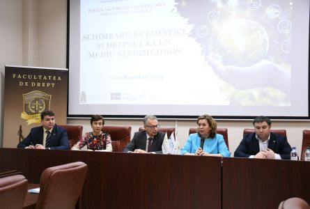 Schimbările climatice și dreptul la un mediu neprimejdios – reflecții din cadrul conferinței internaționale „Statul, Securitatea și Drepturile Omului în Era Digitală”