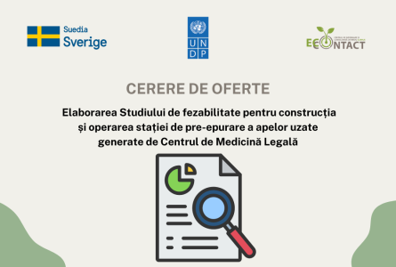 Termen extins: Elaborarea Studiului de fezabilitate pentru construcția și operarea stației de pre-epurare a apelor uzate generate de Centrul de Medicină Legală