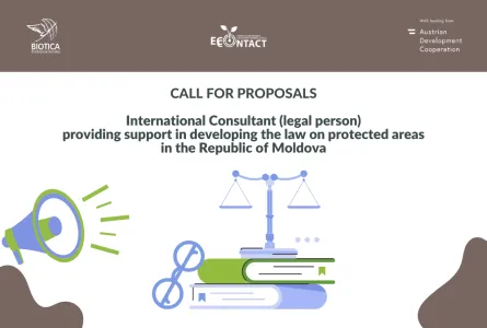 Call for proposals - International Consultant (legal person) providing support in developing the law on protected areas  in the Republic of Moldova