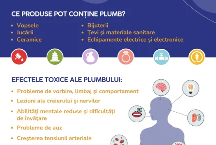 Săptămâna internațională de prevenire a intoxicațiilor cu plumb: „Viitorul luminos începe fără plumb”