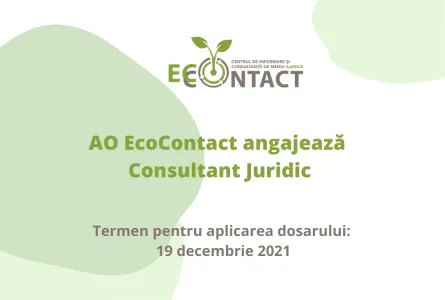 EcoContact angajează Consultant Juridic