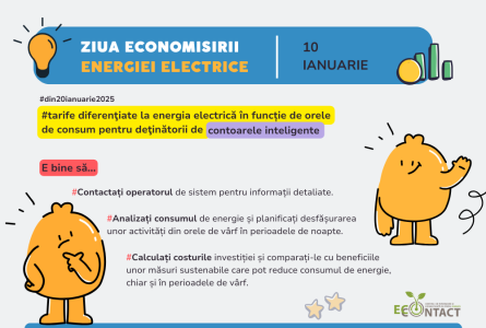 Ziua economisirii energiei electrice - soluții inteligente pentru consum eficient și sustenabil