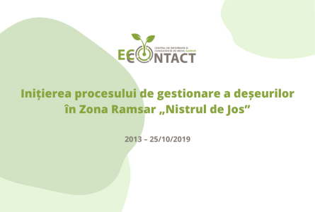 Inițierea procesului de gestionare a deșeurilor în Zona Ramsar „Nistrul de Jos”