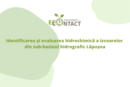 Identificarea și evaluarea hidrochimică a izvoarelor din sub-bazinul hidrografic Lăpușna