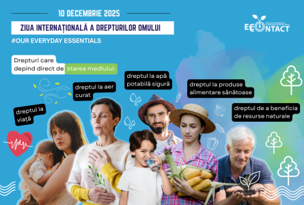 Un mediu curat, sănătos și durabil este un drept, nu un privilegiu