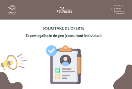 Solicitare de oferte - expert egaliatatea de gen (consultant individual)