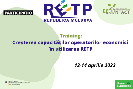 Training: Creșterea capacității operatorilor economici din Moldova în utilizarea SI RETP