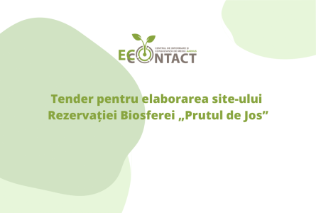 Tender pentru elaborarea site-ului Rezervației Biosferei „Prutul de Jos”