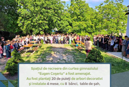 Activităţi cu rezultate semnificative pentru comunitatea din satul Catranîc, r. Făleşti, în cadrul proiectului „Gândim global - acționăm local”