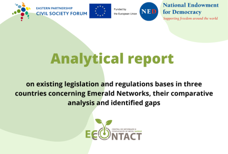 Analytical report on existing legislation and regulations bases in three countries concerning Emerald Networks, their comparative analysis and identified gaps.