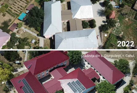 Energie verde pentru trei grădinițe din raionul Cahul: Consolidarea măsurilor de adaptare la schimbările climatice în Rezervația biosferei ”Prutului de Jos”