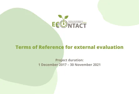Terms of Reference for external evaluation