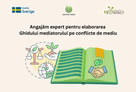 Concurs de selectare a unui expert pentru elaborarea Ghidului mediatorului pe conflicte de mediu