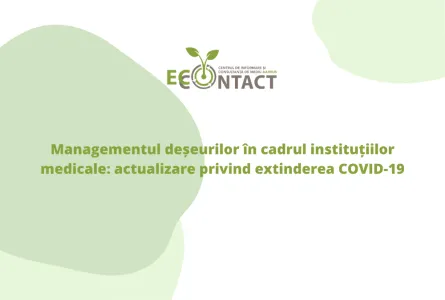 Managementul deșeurilor în cadrul instituțiilor medicale: actualizare privind extinderea COVID-19