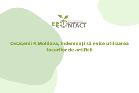 Cetățenii R.Moldova, îndemnați să evite utilizarea focurilor de artificii