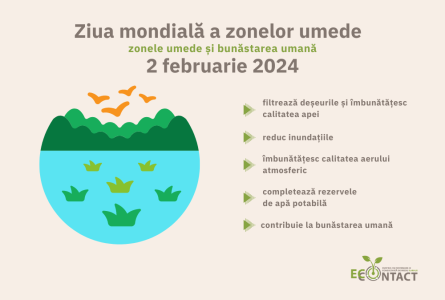 Zonele umede și bunăstarea umană - Ziua mondială a zonelor umede