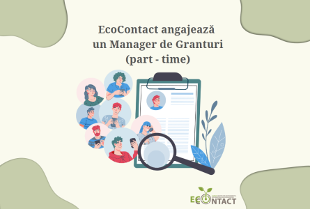 EcoContact angajează un Manager de Granturi (part - time)