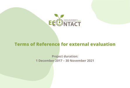 Terms of Reference for external evaluation